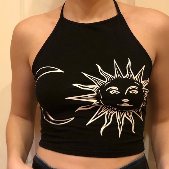 Urban Outfitters Tops - Sun and Moon Halter Neck Crop Top